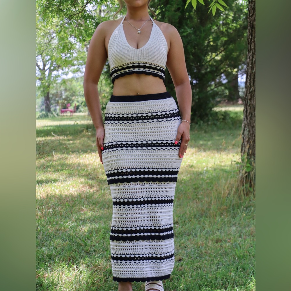 Knit Skirt Set